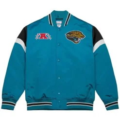 Mitchell & Ness Jackets & Outerwear-Heavyweight Satin Jacket Jacksonville Jaguars