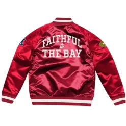 Mitchell & Ness Jackets & Outerwear-Heavyweight Satin Jacket San Francisco 49Ers
