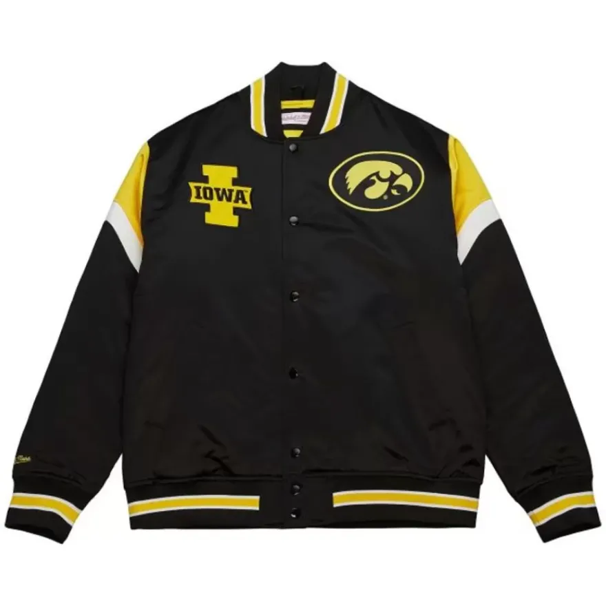 Mitchell & Ness Jackets & Outerwear-Heavyweight Satin Jacket University Of Iowa