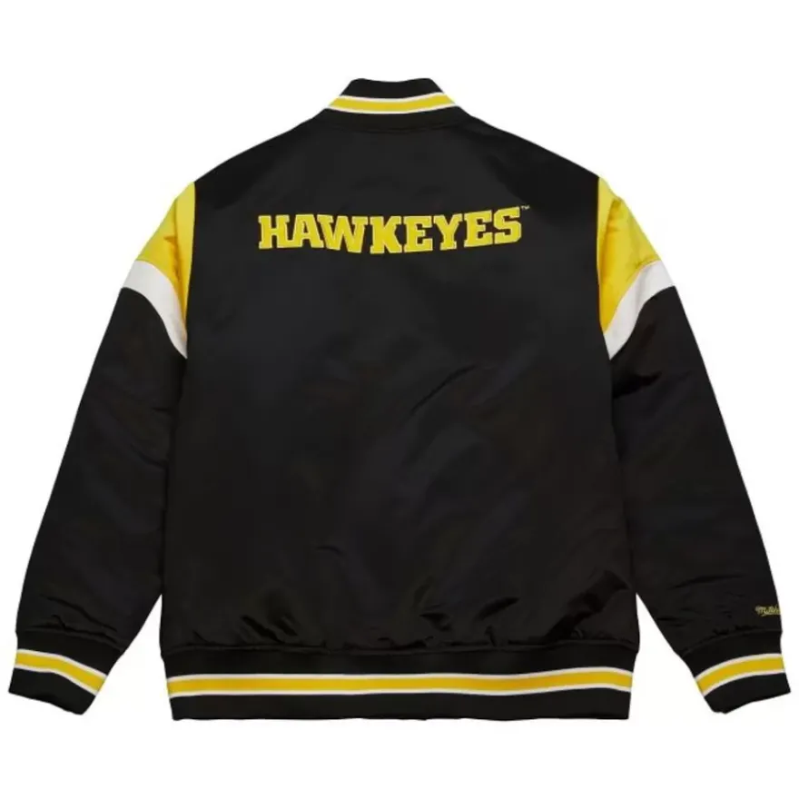 Mitchell & Ness Jackets & Outerwear-Heavyweight Satin Jacket University Of Iowa