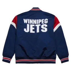 Mitchell & Ness Jackets & Outerwear-Heavyweight Satin Jacket Winnipeg Jets
