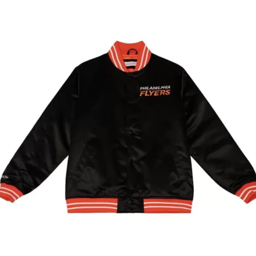 Mitchell & Ness Jackets & Outerwear-Heavyweight Satin Jacket Philadelphia Flyers