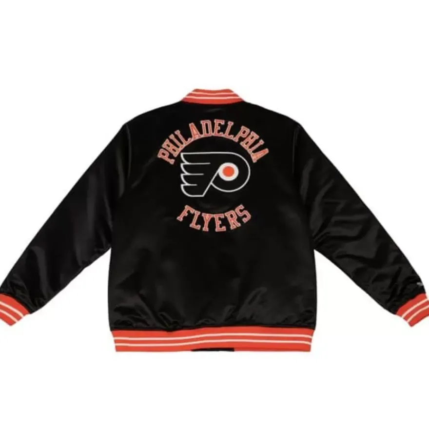 Mitchell & Ness Jackets & Outerwear-Heavyweight Satin Jacket Philadelphia Flyers