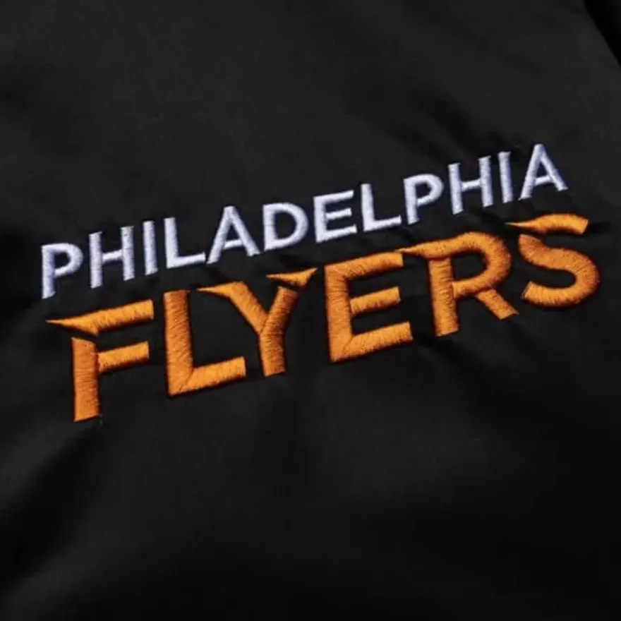 Mitchell & Ness Jackets & Outerwear-Heavyweight Satin Jacket Philadelphia Flyers