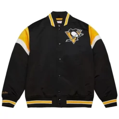 Mitchell & Ness Jackets & Outerwear-Heavyweight Satin Jacket Pittsburgh Penguins