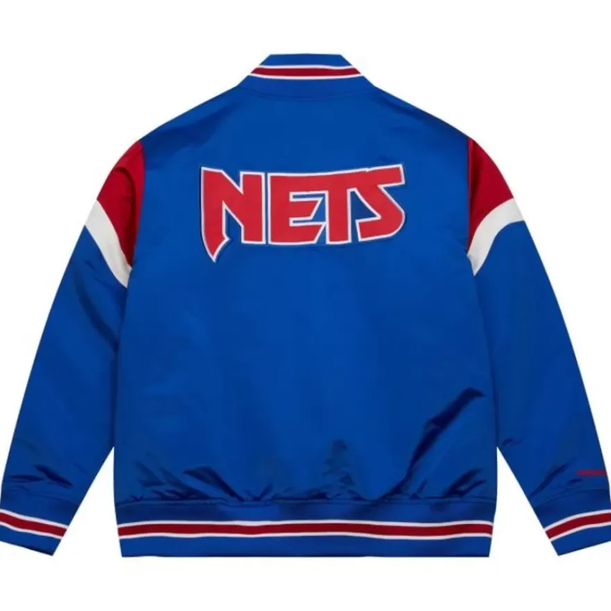 Mitchell & Ness Jackets & Outerwear-Heavyweight Satin Jacket New Jersey Nets