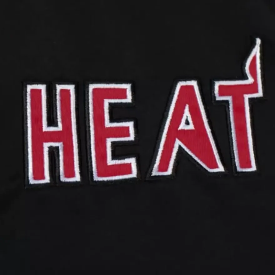 Mitchell & Ness Jackets & Outerwear-Heavyweight Satin Jacket Miami Heat
