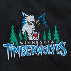 Mitchell & Ness Jackets & Outerwear-Heavyweight Satin Jacket Minnesota Timberwolves