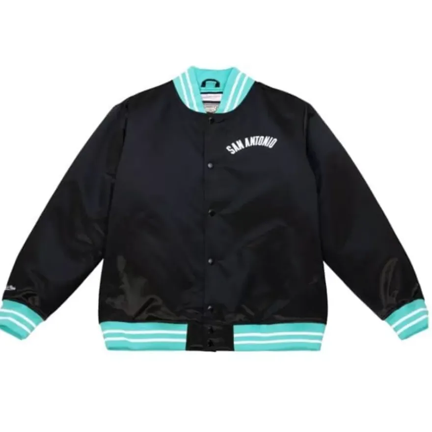 Mitchell & Ness Jackets & Outerwear-Heavyweight Satin Jacket San Antonio Spurs