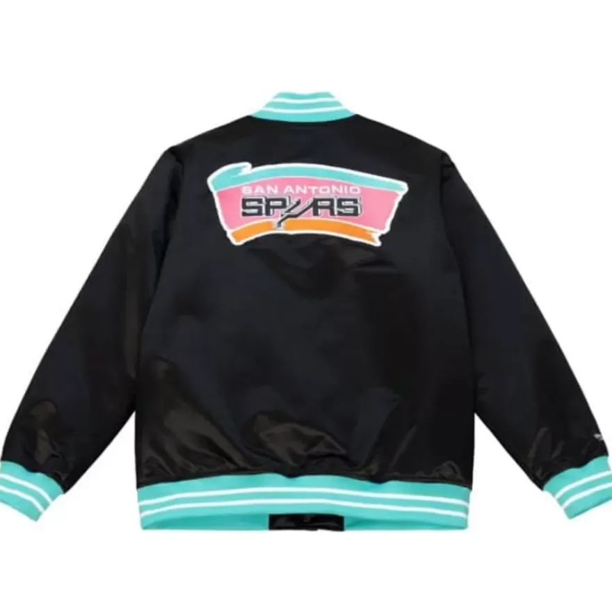 Mitchell & Ness Jackets & Outerwear-Heavyweight Satin Jacket San Antonio Spurs