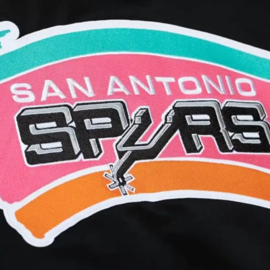 Mitchell & Ness Jackets & Outerwear-Heavyweight Satin Jacket San Antonio Spurs
