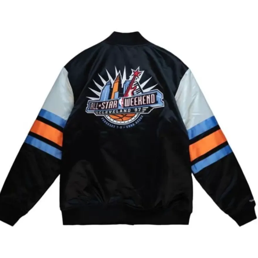 Mitchell & Ness Jackets & Outerwear-Heavyweight Satin Jacket All Star 1997-98