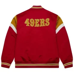 Mitchell & Ness Jackets & Outerwear-Heavyweight Satin Jacket San Francisco 49Ers