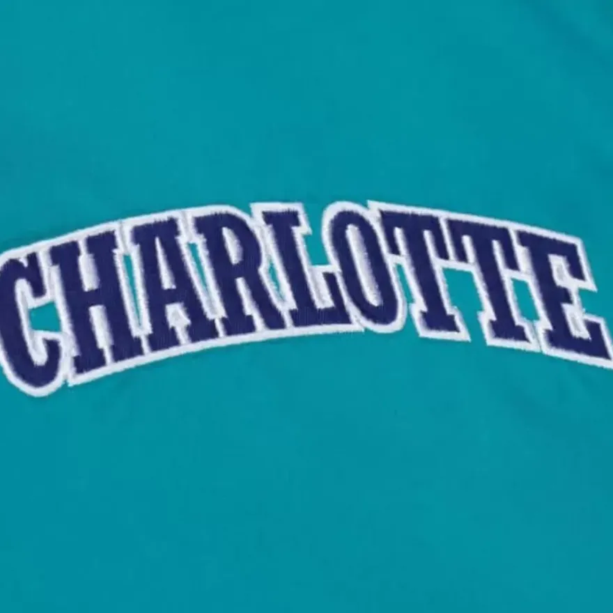 Mitchell & Ness Jackets & Outerwear-Heavyweight Satin Jacket Charlotte Hornets