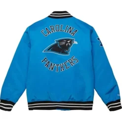 Mitchell & Ness Jackets & Outerwear-Heavyweight Satin Jacket Carolina Panthers