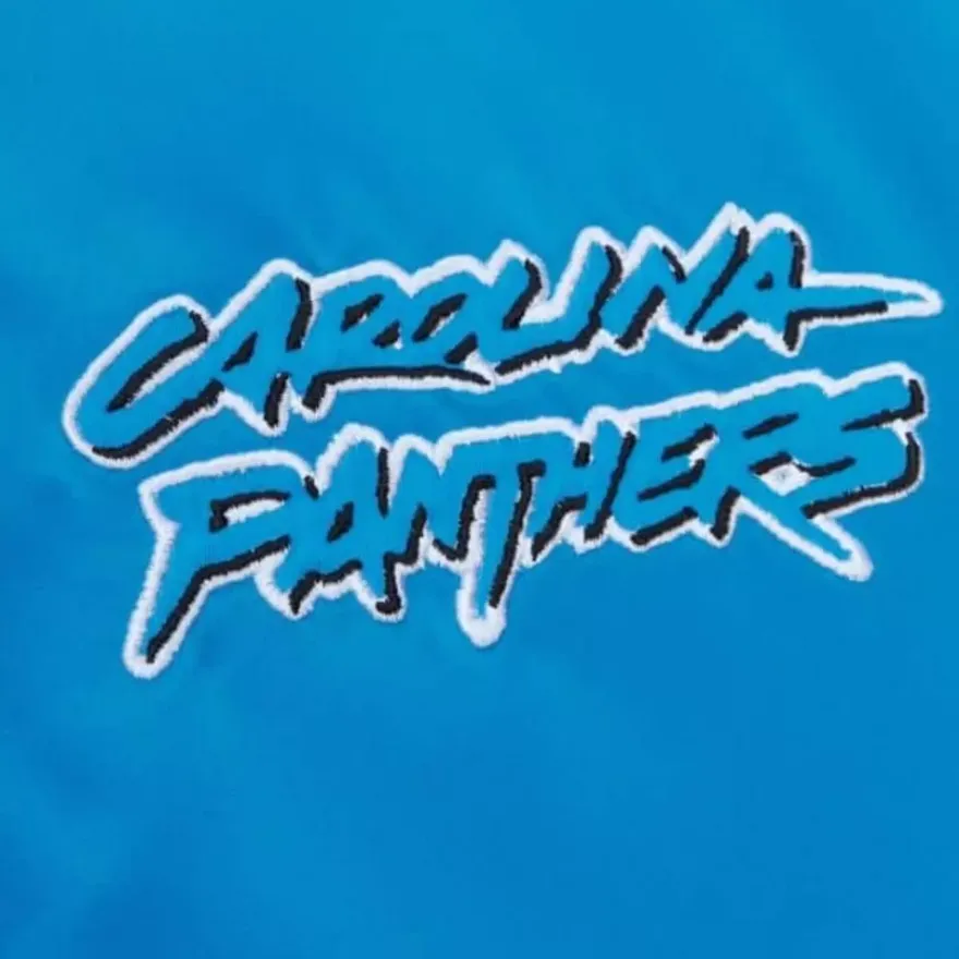 Mitchell & Ness Jackets & Outerwear-Heavyweight Satin Jacket Carolina Panthers