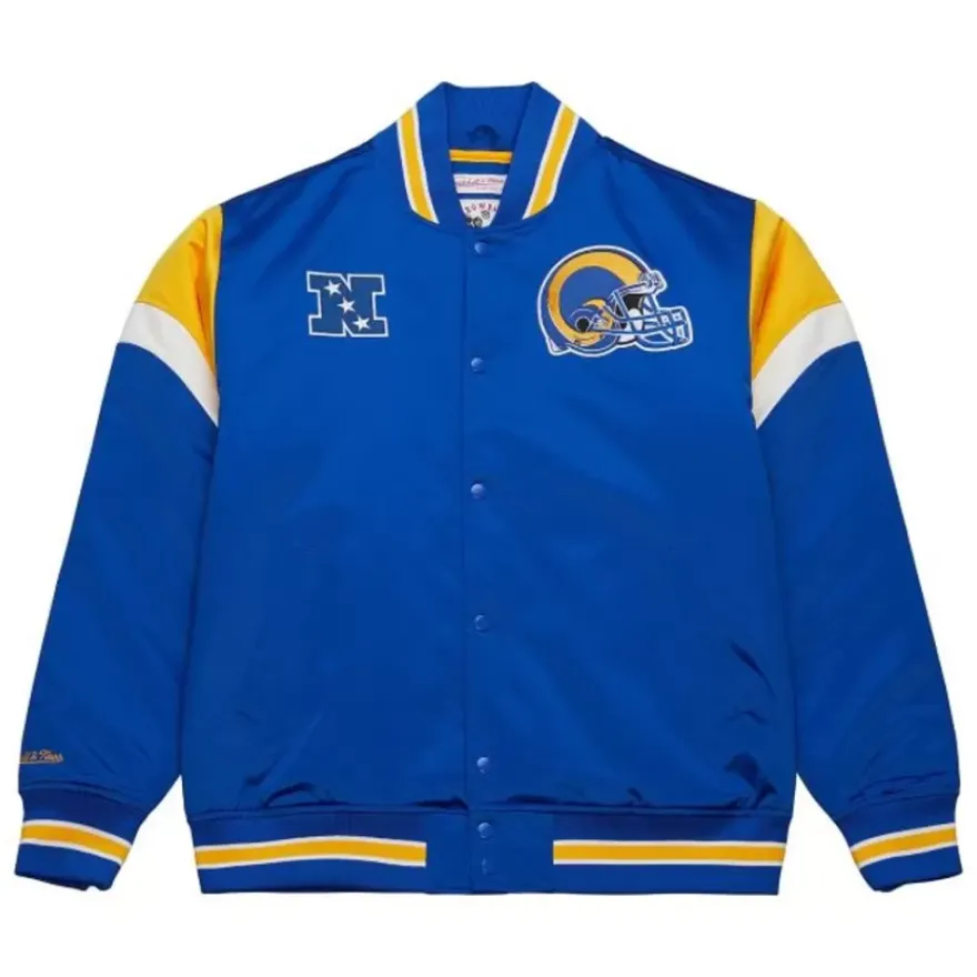 Mitchell & Ness Jackets & Outerwear-Heavyweight Satin Jacket Los Angeles Rams