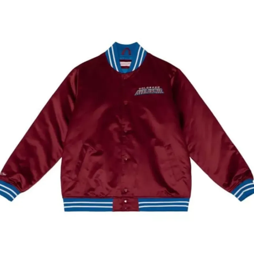 Mitchell & Ness Jackets & Outerwear-Heavyweight Satin Jacket Colorado Avalanche