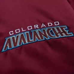 Mitchell & Ness Jackets & Outerwear-Heavyweight Satin Jacket Colorado Avalanche