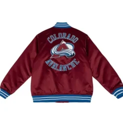 Mitchell & Ness Jackets & Outerwear-Heavyweight Satin Jacket Colorado Avalanche