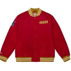 Mitchell & Ness Jackets & Outerwear-Heavyweight Satin Jacket San Francisco 49Ers