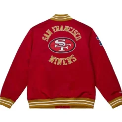 Mitchell & Ness Jackets & Outerwear-Heavyweight Satin Jacket San Francisco 49Ers