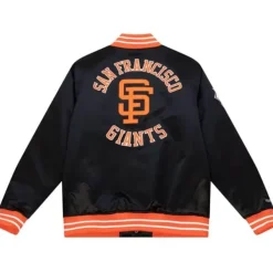 Mitchell & Ness Jackets & Outerwear-Heavyweight Satin Jacket San Francisco Giants