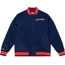 Mitchell & Ness Jackets & Outerwear-Heavyweight Satin Jacket New York Rangers