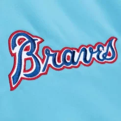 Mitchell & Ness Jackets & Outerwear-Heavyweight Satin Jacket Atlanta Braves
