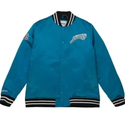 Mitchell & Ness Jackets & Outerwear-Heavyweight Satin Jacket Jacksonville Jaguars