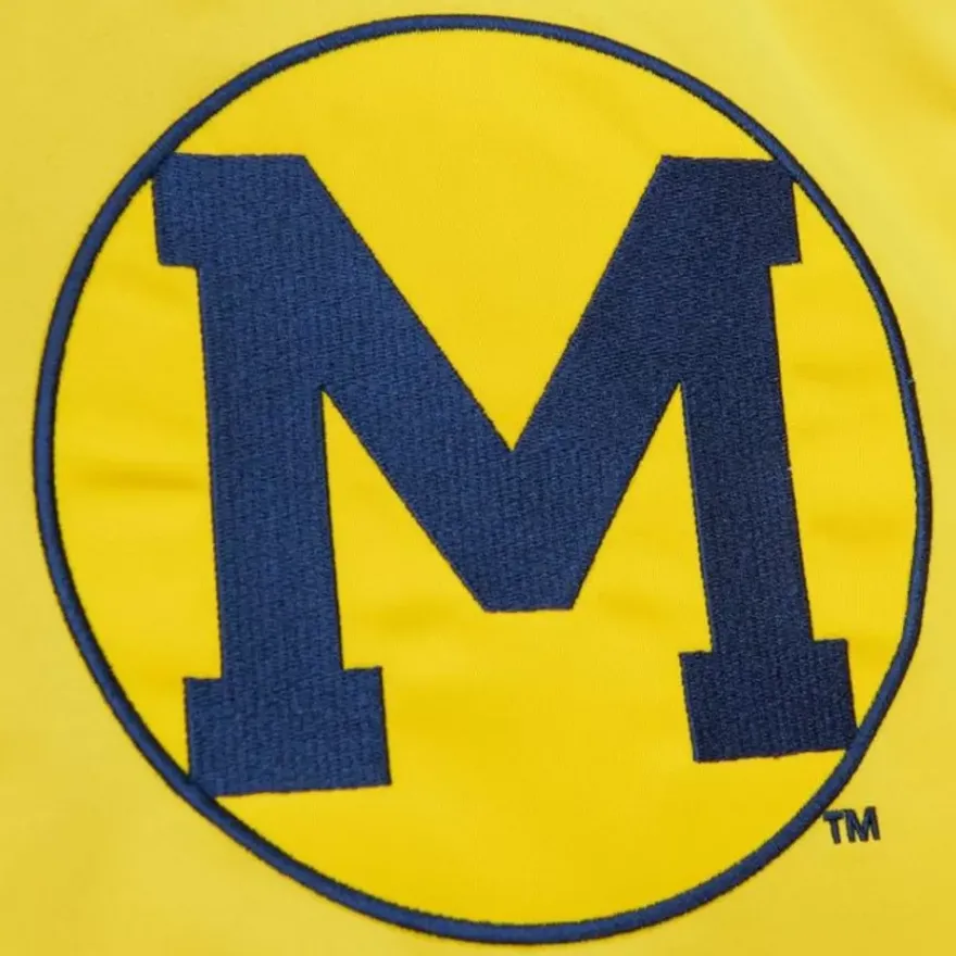 Mitchell & Ness Jackets & Outerwear-Heavyweight Satin Jacket University Of Michigan