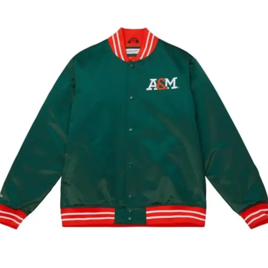 Mitchell & Ness Jackets & Outerwear-Heavyweight Satin Jacket Florida A&M University