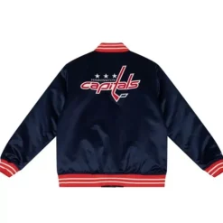 Mitchell & Ness Jackets & Outerwear-Heavyweight Satin Jacket Washington Capitals