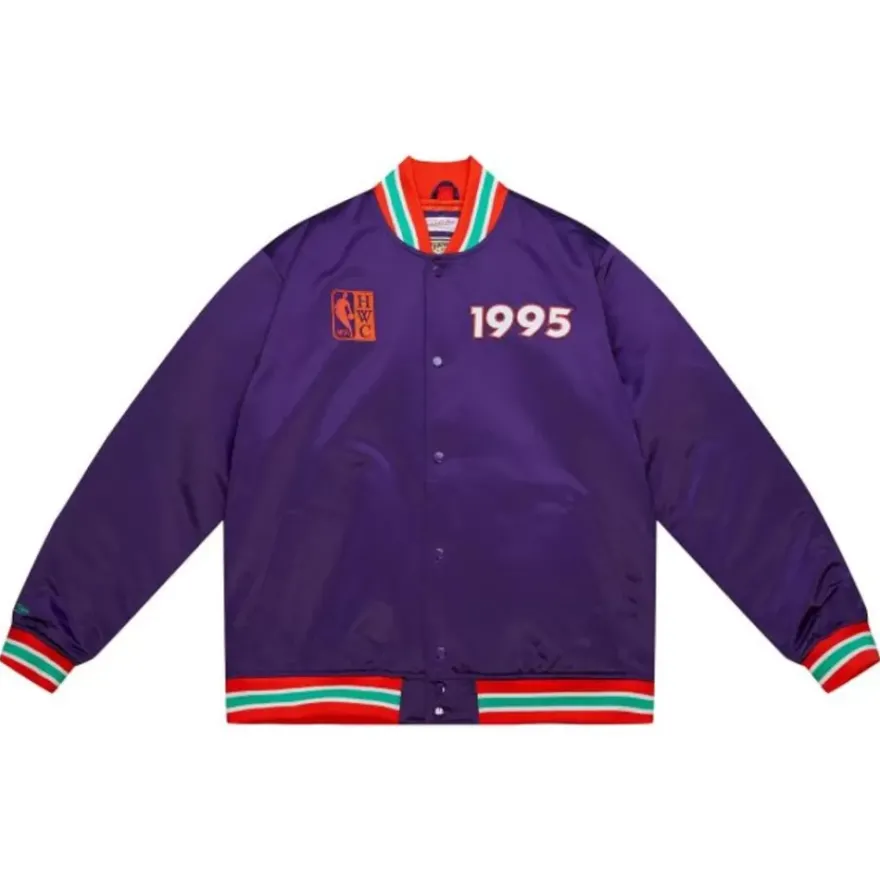 Mitchell & Ness Jackets & Outerwear-Heavyweight Satin Jacket Update All Star 1995