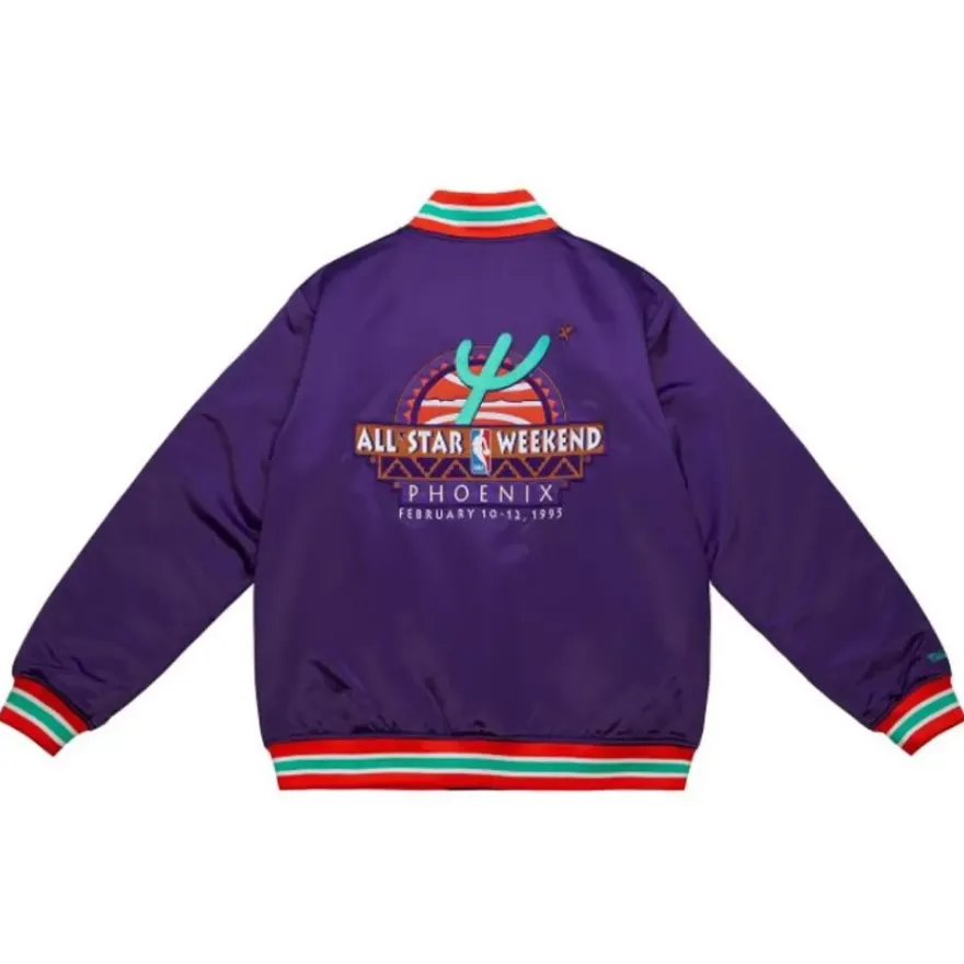 Mitchell & Ness Jackets & Outerwear-Heavyweight Satin Jacket Update All Star 1995