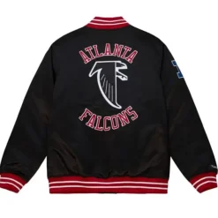 Mitchell & Ness Jackets & Outerwear-Heavyweight Satin Jacket Atlanta Falcons