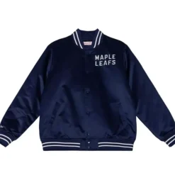 Mitchell & Ness Jackets & Outerwear-Heavyweight Satin Jacket Toronto Maple Leafs