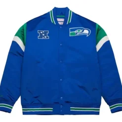 Mitchell & Ness Jackets & Outerwear-Heavyweight Satin Jacket Seattle Seahawks