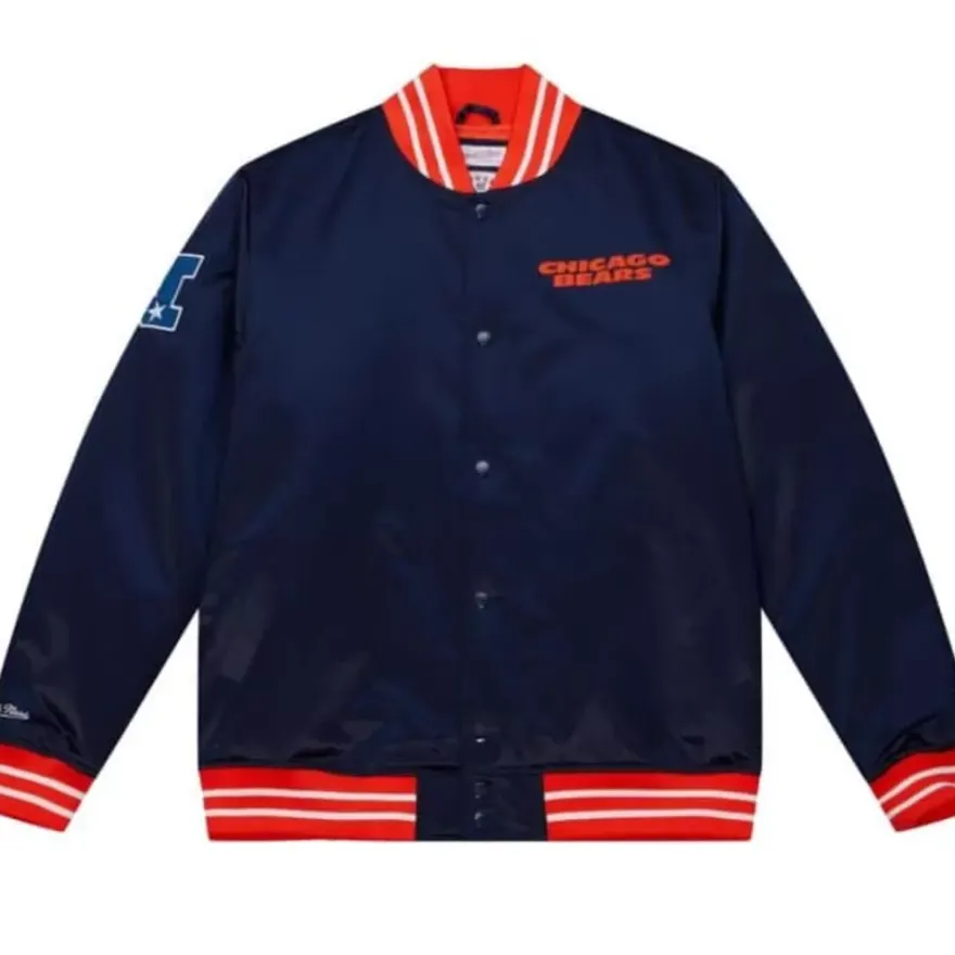 Mitchell & Ness Jackets & Outerwear-Heavyweight Satin Jacket Chicago Bears