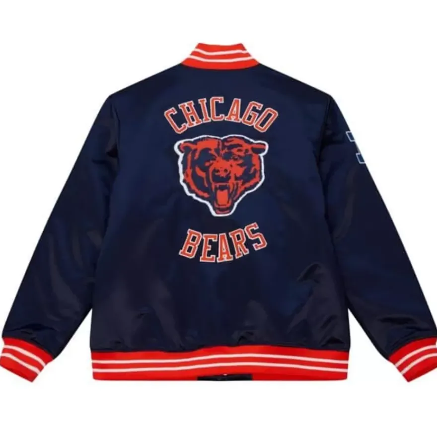 Mitchell & Ness Jackets & Outerwear-Heavyweight Satin Jacket Chicago Bears