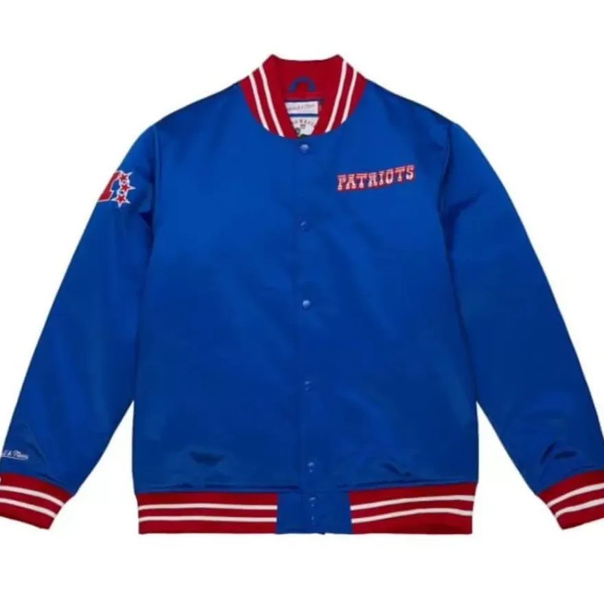 Mitchell & Ness Jackets & Outerwear-Heavyweight Satin Jacket New England Patriots