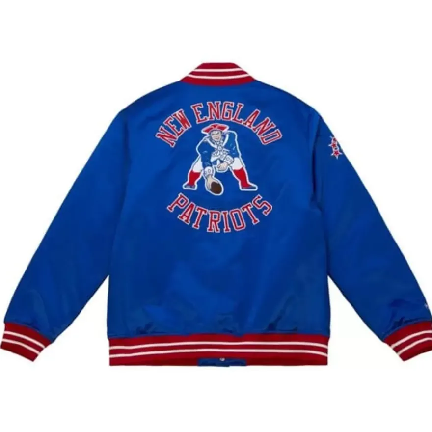 Mitchell & Ness Jackets & Outerwear-Heavyweight Satin Jacket New England Patriots