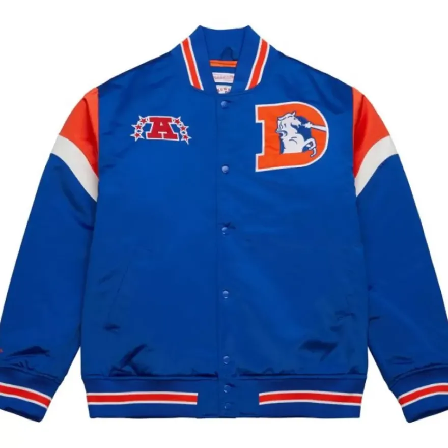 Mitchell & Ness Jackets & Outerwear-Heavyweight Satin Jacket Denver Broncos