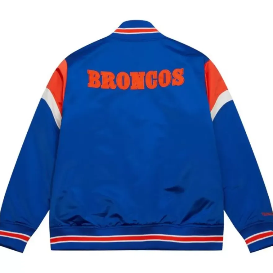 Mitchell & Ness Jackets & Outerwear-Heavyweight Satin Jacket Denver Broncos