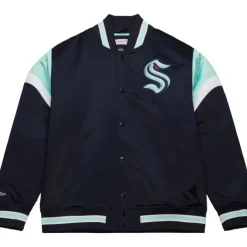 Mitchell & Ness Jackets & Outerwear-Heavyweight Satin Jacket Seattle Kraken