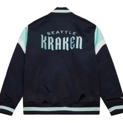 Mitchell & Ness Jackets & Outerwear-Heavyweight Satin Jacket Seattle Kraken