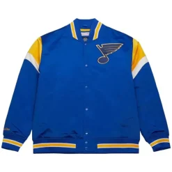 Mitchell & Ness Jackets & Outerwear-Heavyweight Satin Jacket St. Louis Blues