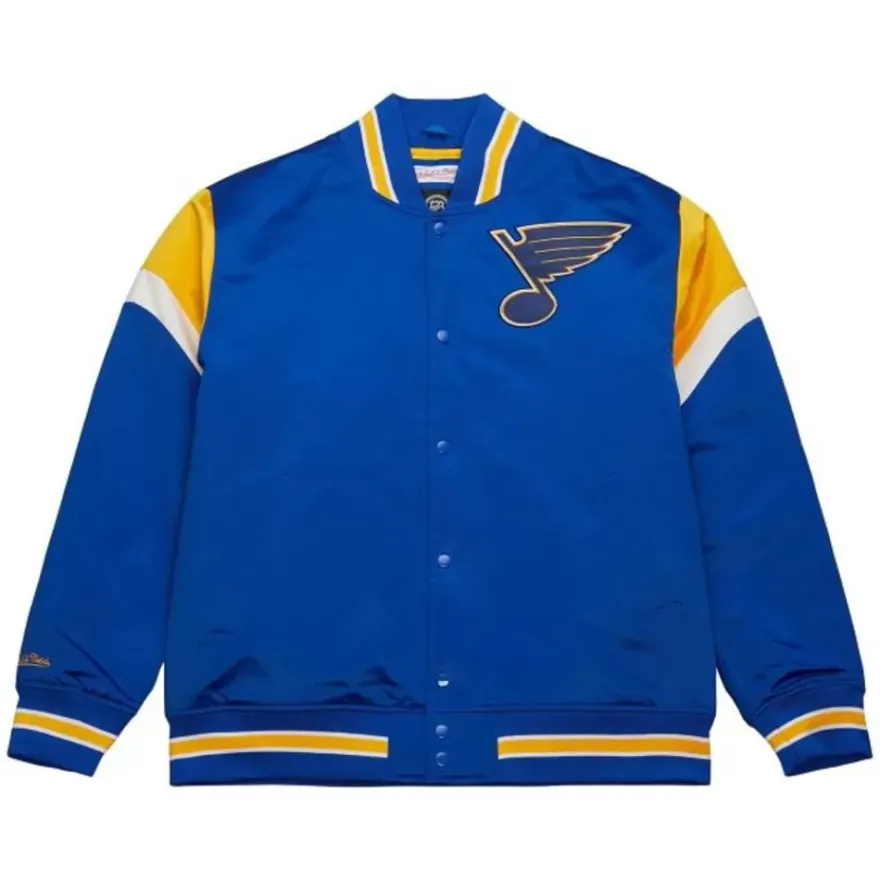 Mitchell & Ness Jackets & Outerwear-Heavyweight Satin Jacket St. Louis Blues