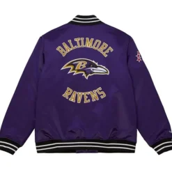Mitchell & Ness Jackets & Outerwear-Heavyweight Satin Jacket Baltimore Ravens