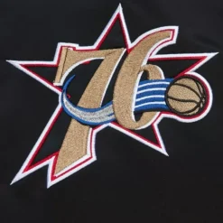 Mitchell & Ness Jackets & Outerwear-Heavyweight Satin Jacket Philadelphia 76Ers